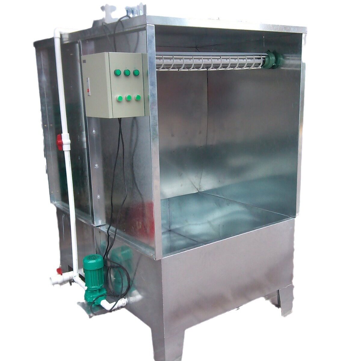 水濂过滤净化喷漆台水帘柜大量现机水帘台水帘工作台廉价出售
