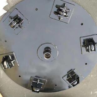 矿用电动轨道转盘变向平稳大角度变向600轨距煤矿用道岔转盘