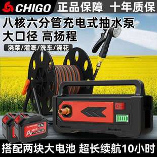 充电式6分管抽水泵浇菜神器浇水农用浇地灌溉家用大功率抽水机