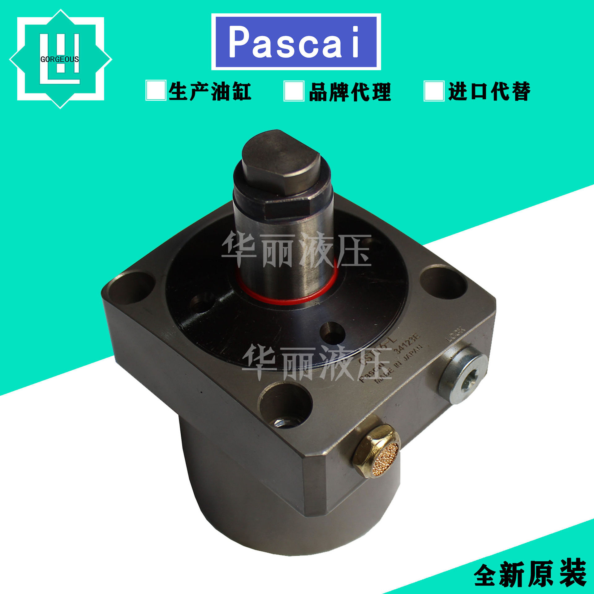 Pascal帕斯卡旋转夹紧油缸CTT06-RN60工装夹具杠杆缸CTU06-REN45