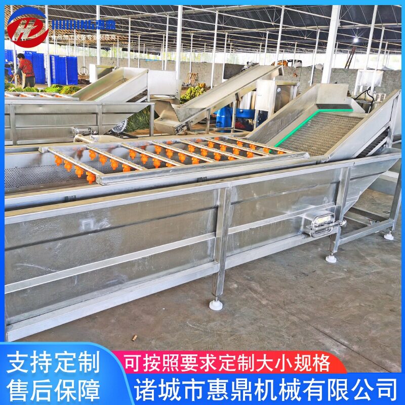 小龙虾蔬菜全自动气泡清洗机
