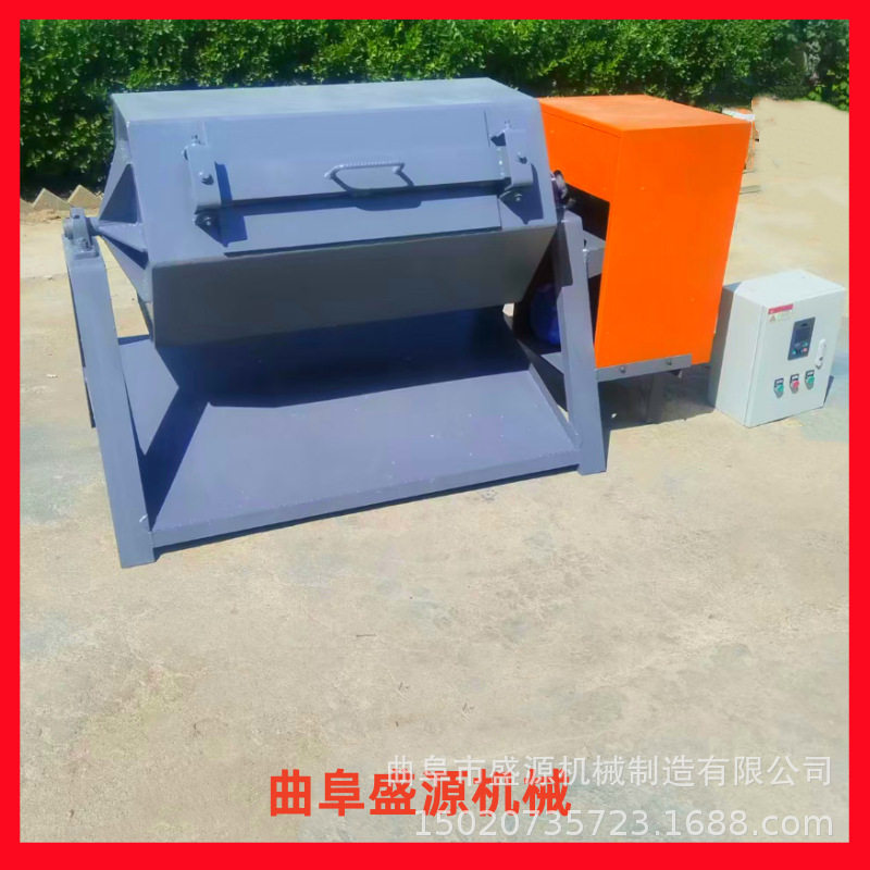 薄铁片六角滚筒除锈抛光研磨机