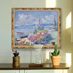 世界名画格拉夫油画花卉花园装饰画客厅餐厅玄关走廊卧室床头挂画