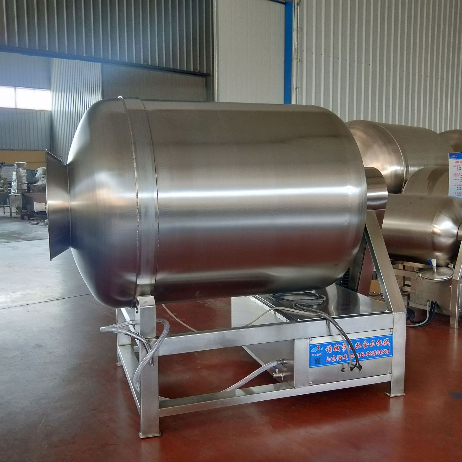 春秋1200型牛肉真空滚揉机鸡肉真空滚揉机腊肉腌肉机腌肉设备