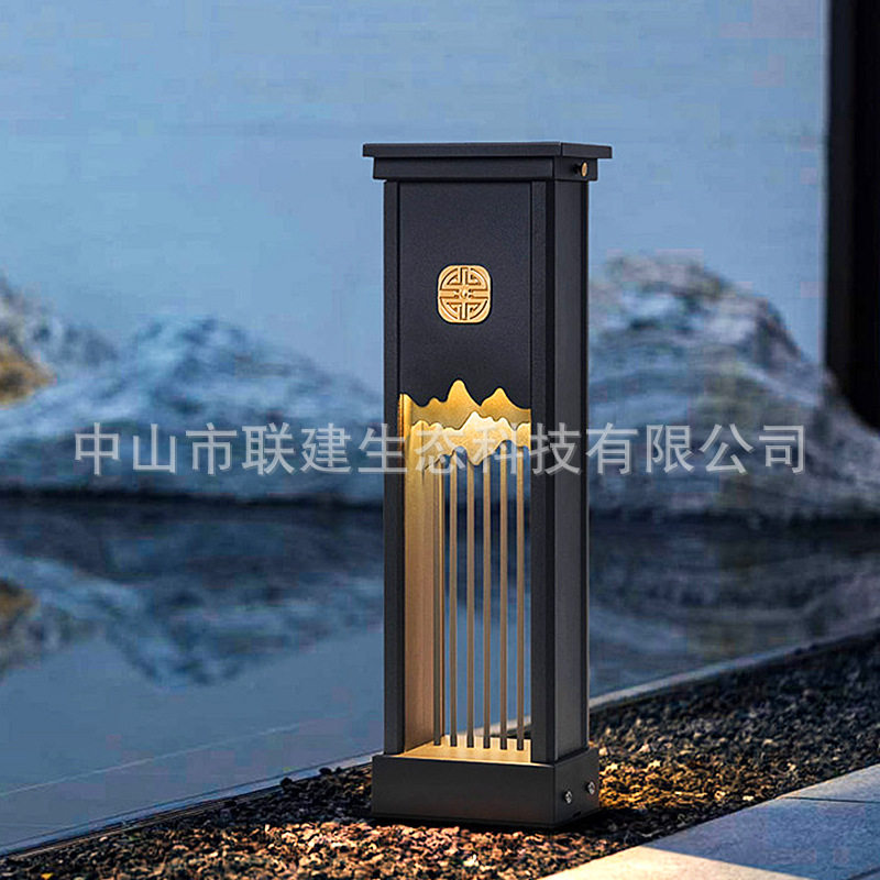 新中式别墅酒店草坪灯led仿古景区民宿庭院灯园林工程花园灯