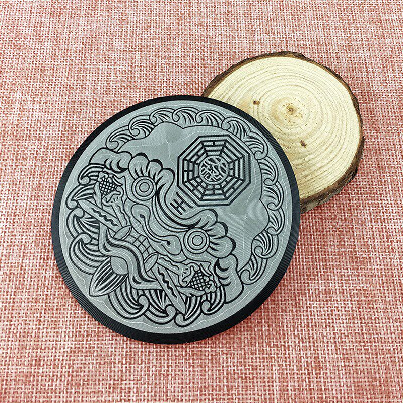 海神门贴门福门对门冲卫生间卧室路冲尖角八卦镜家用门口挂件