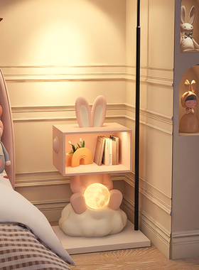 兔子落地灯摆件客厅大型沙发电视柜旁创意卧室床头柜乔迁新居礼品