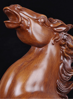 马到成功摆件 招财生肖马工艺品办公室桌摆设家居客厅酒柜装饰品