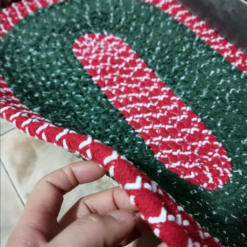 蛋形垫椭圆形棉织线进门脚垫地垫家用门垫吸水棉地毯浴室厨房垫,居家布艺,家用脚垫,淘宝优惠券,粉丝福利购,淘宝优惠卷