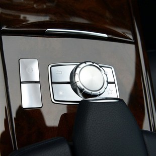 E260 E200 E320中控多媒体ES按键贴 E级W212内饰改装 适用奔驰老款