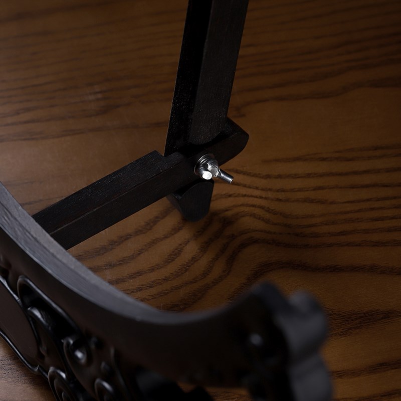 东方泥土非洲菠萝格实木坐盘架工艺品展示架子中式装饰瓷盘架摆件