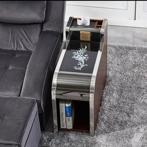 足浴茶几柜经济型沐足洗脚按摩足浴沙发美甲店小茶几足疗茶几包邮