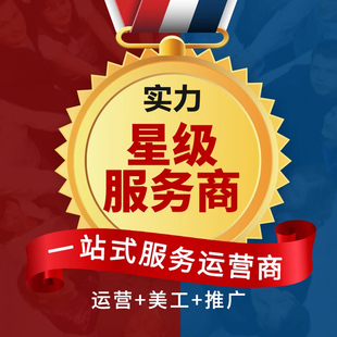 淘宝代运营网店整店个人代运营淘宝天猫拼多多运营设计托管服务商
