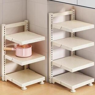 锅具收纳架厨房置物架锅架家用多功能水槽下橱柜台面分层储物架子