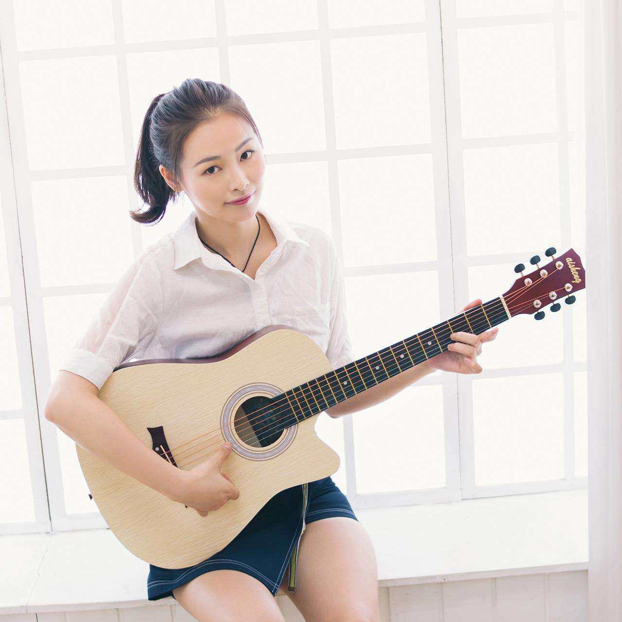 38寸吉他民谣木吉他初学者入门吉他成人男女自学乐器吉他