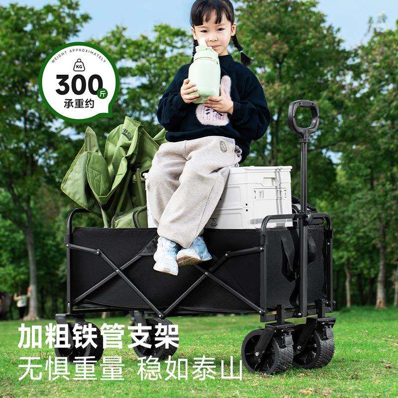 野餐车户外便携式可折叠野营露营车多功能大容量购物摆摊野餐车