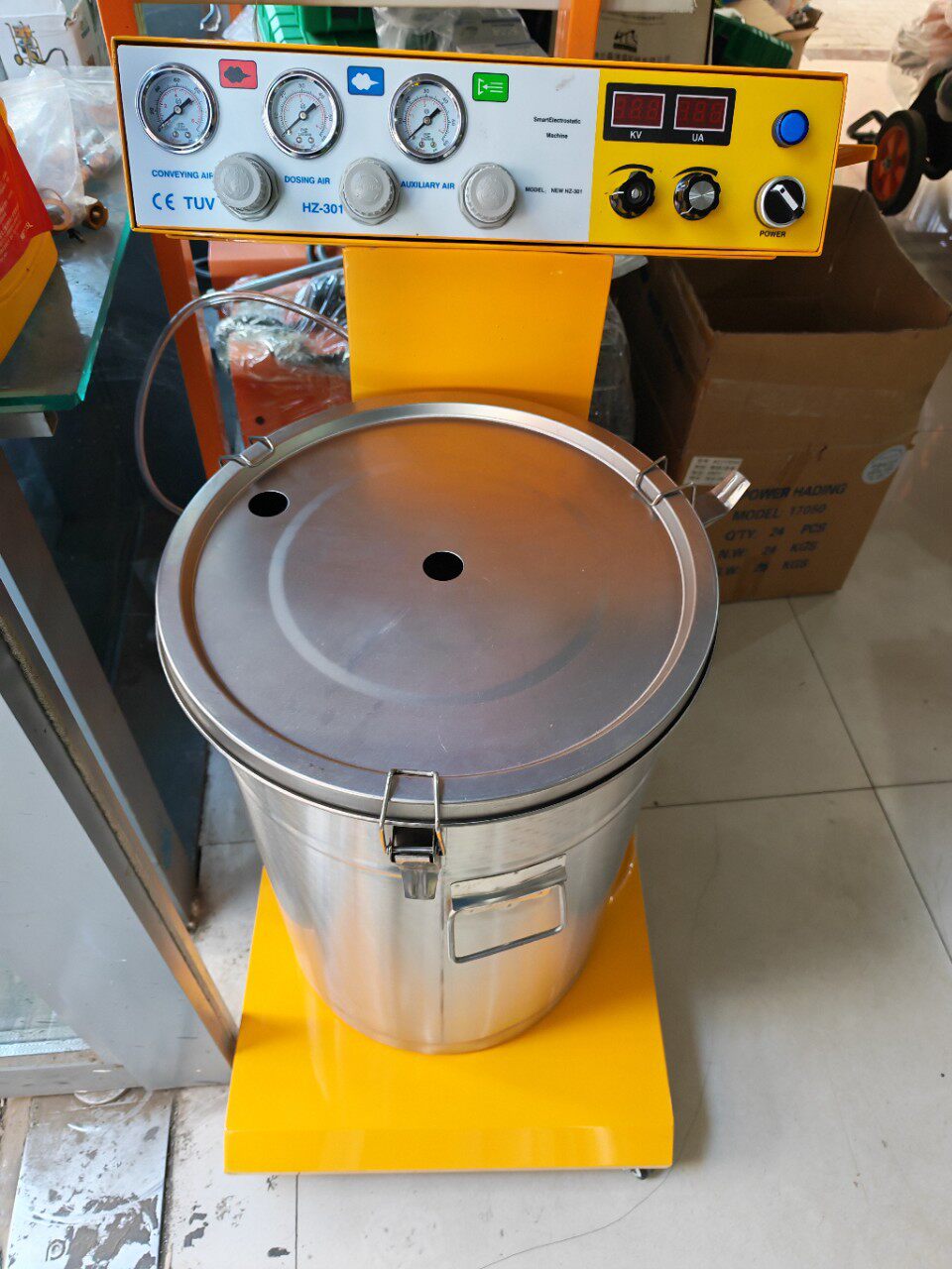 智能静电喷粉机塑粉喷塑机粉沫喷涂机流水线粉喷涂机