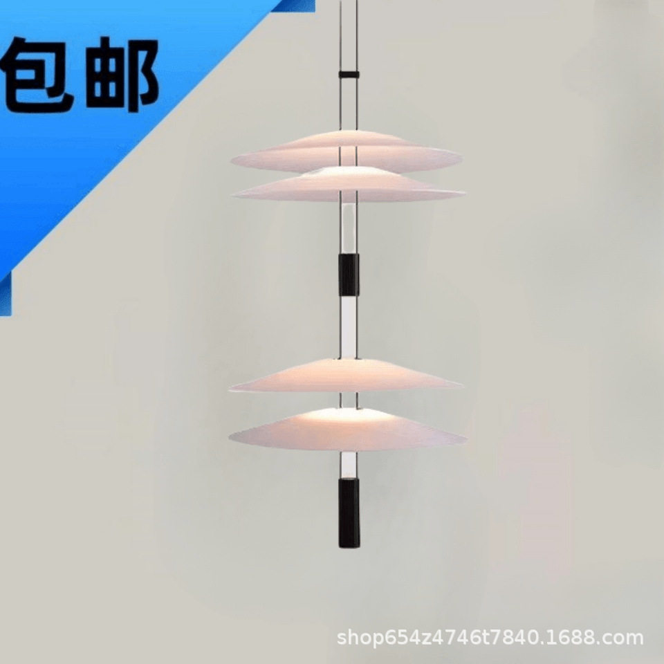 意大利现代简约创意飞碟客厅火烈鸟书房艺术个性饭厅北欧餐厅吊灯图片