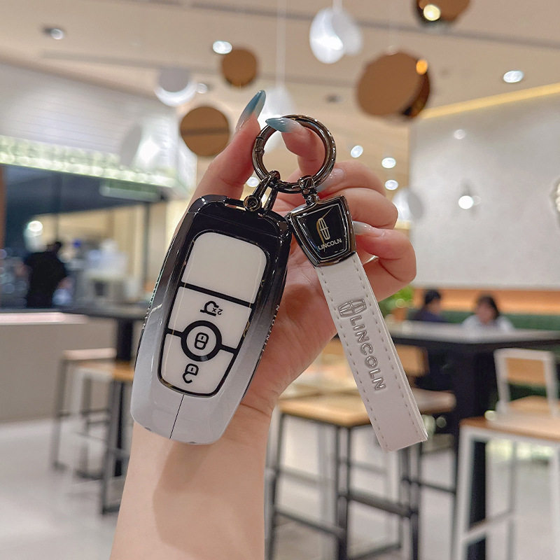 适用林肯z汽车钥匙套冒险家航海家飞行家壳mkz大陆mkc领航员包扣