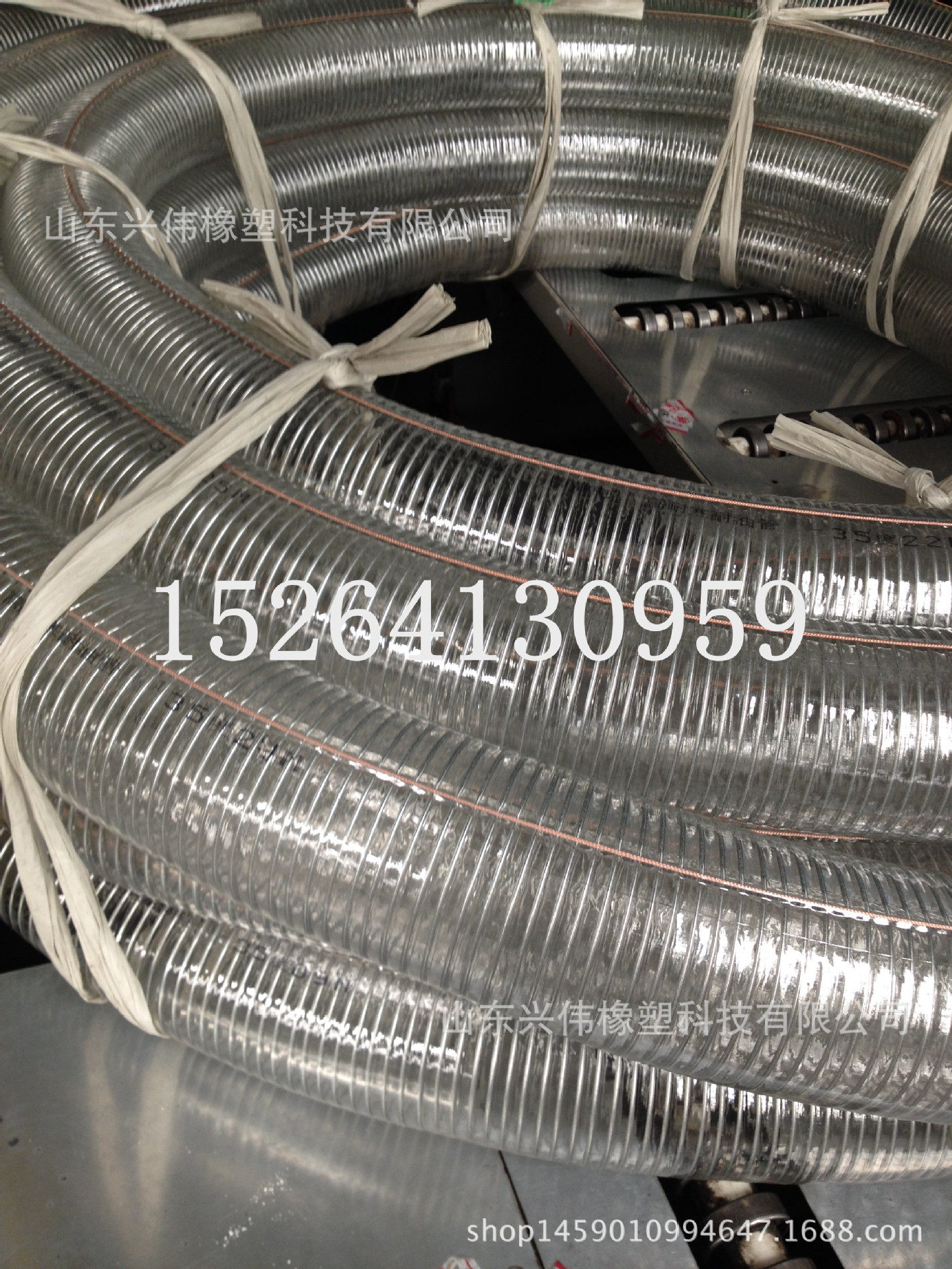 PVC化工用透明钢丝软管PVC耐低温耐弱酸碱钢丝管PVC输油卸油软管