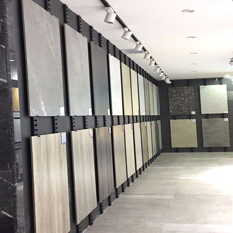 冲孔条瓷砖石材样品展架挂墙立式