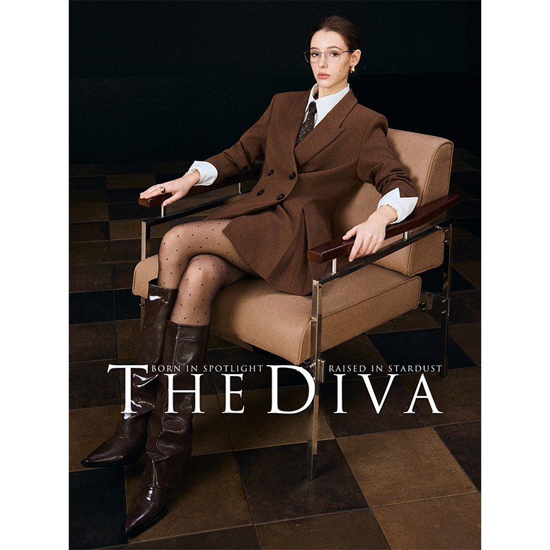 THE DIVA 重磅"精纺羊毛"经典复古收腰显瘦通勤西装/裙裤西服套装,女装/女士精品,西装,淘宝优惠券,粉丝福利购,淘宝优惠卷