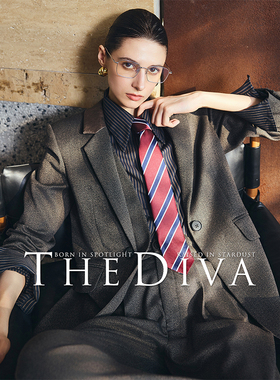 THE DIVA/现货 经典复古人字纹