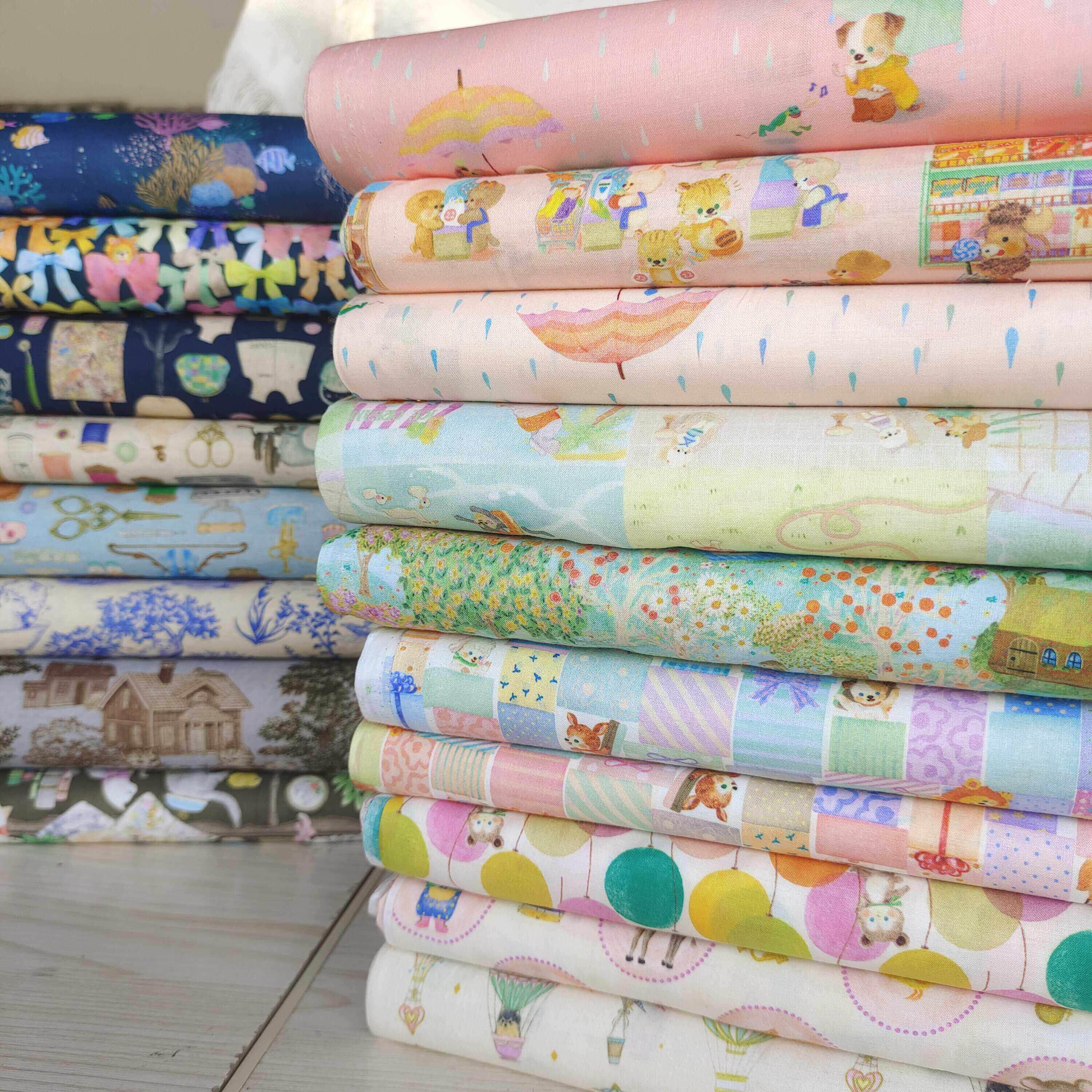 特价现货?米|日本进口松浦yukiemon可爱卡通布料手工DIY面料