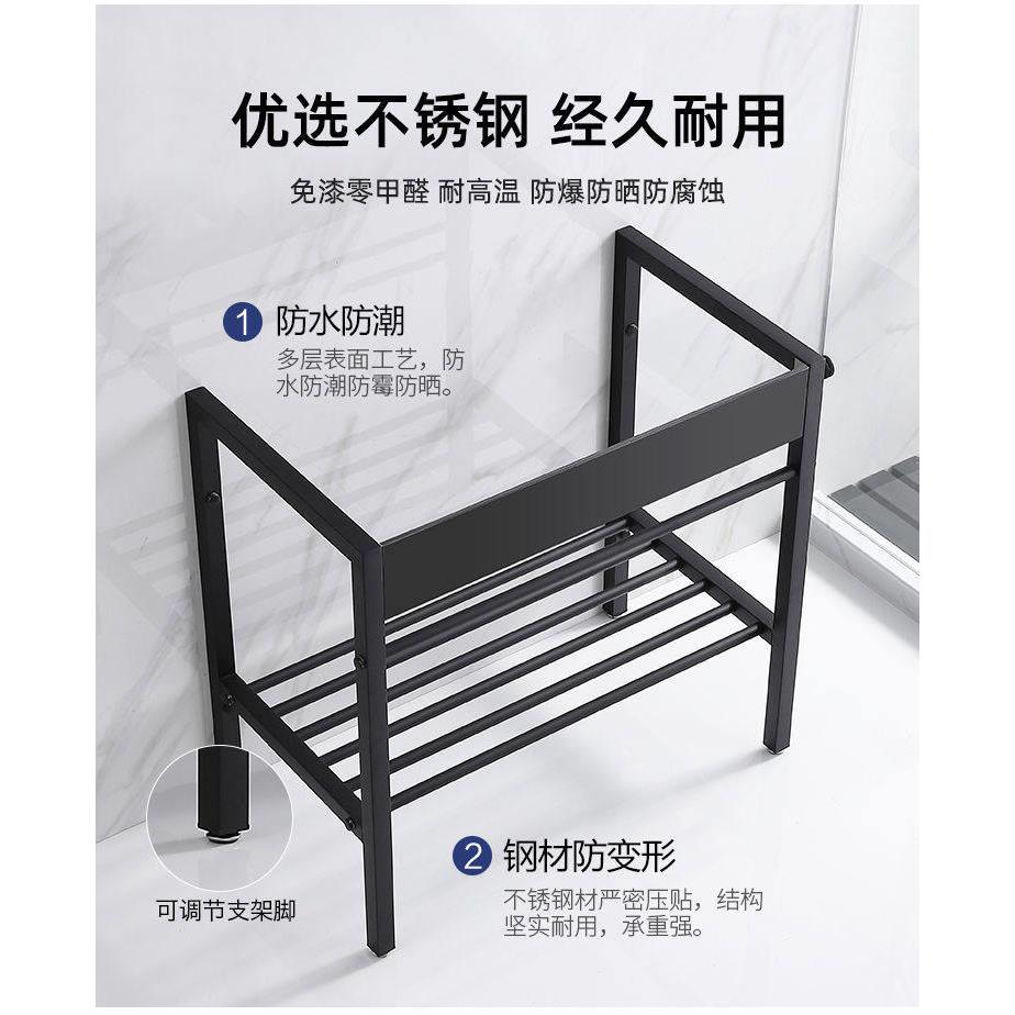 洗脸盆不锈钢落地支架陶瓷台上盆架子洗手盆洗衣盆支撑架台盆托架