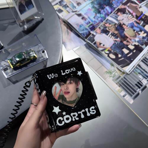 原创波点cortis卡册韩系cortis卡套爱豆3寸小卡照片收纳卡包学生