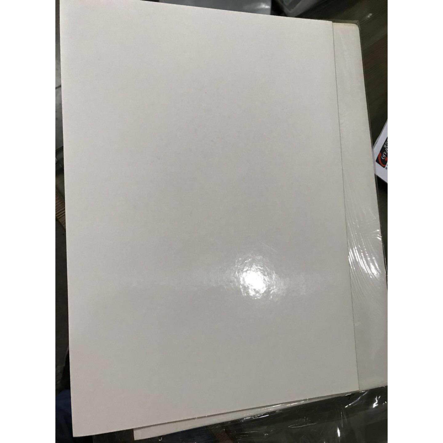 三叶不干胶纸 100张 光面 玻璃卡纸 A4 打印标签 标签打印纸 玻卡
