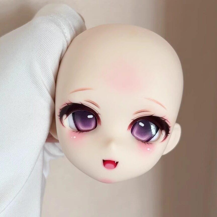 现货 BJD 娃头三分 1/3 玉瑶印刷妆面女娃单头 01/03/04 款