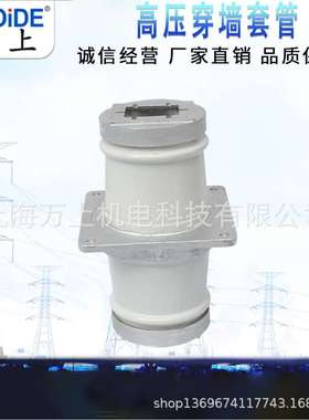 12KV 母线穿墙套管CM-10KV/90 100 160 白色陶瓷CMW-20KV/180 270