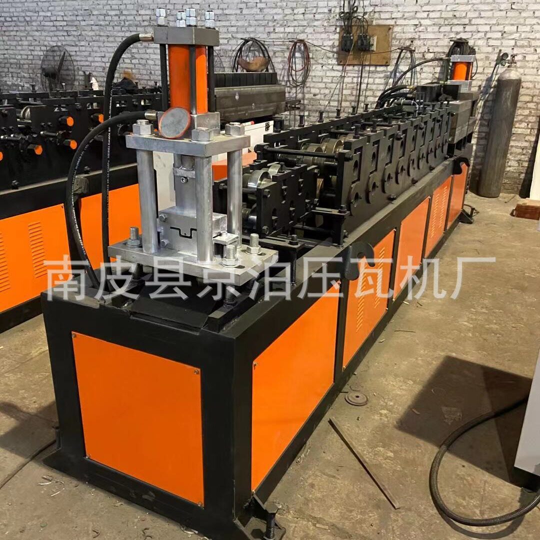 供应冷弯成型机用途广门框类通风管道类栅栏类设备型钢成型型材