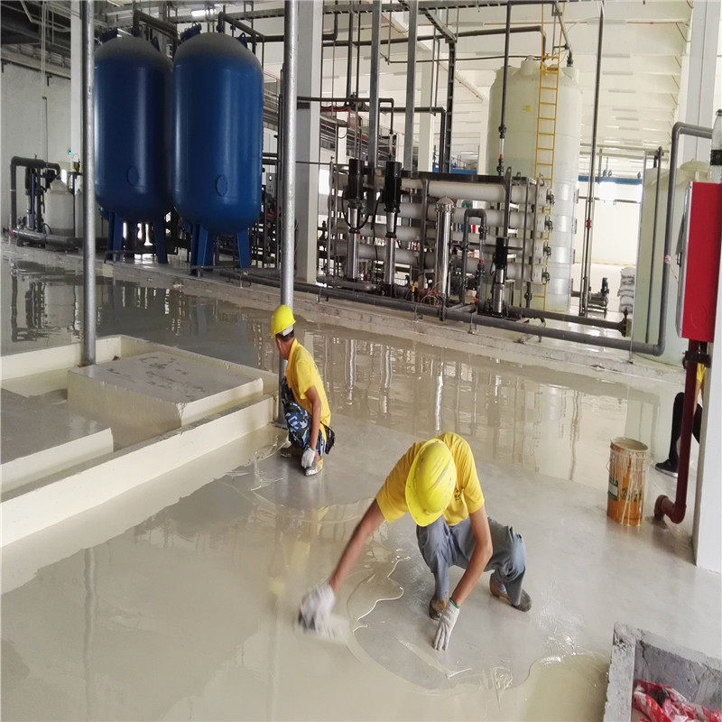沉淀池乙烯基耐腐施工防酸碱三布五涂施工杭州乙烯基耐腐地坪