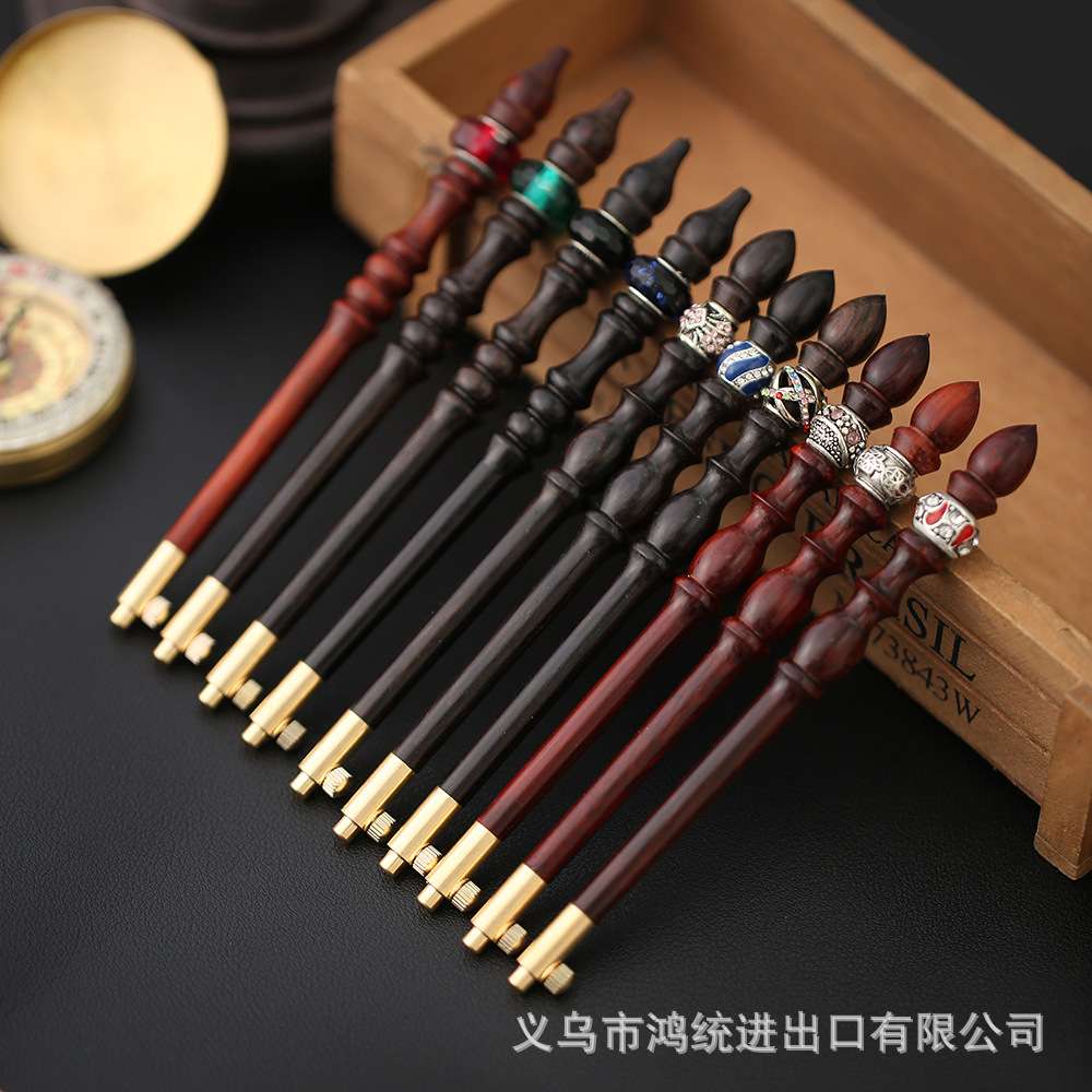 法式刺绣钩针luneville钩针lesage正反面刺绣钩针紫光檀手柄