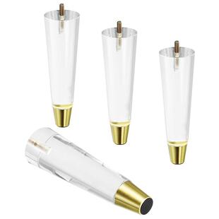 亚克力沙发脚透明水晶柱子桌脚垫高支撑腿茶几玻璃家具橱柜脚床脚