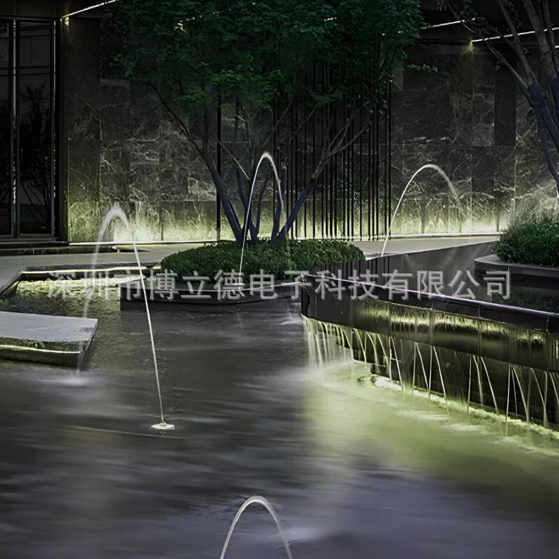 波光跳泉广场七彩旱地喷泉户外公园大型音乐喷泉全套设备工厂直销