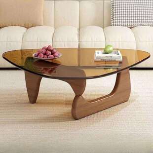 玻璃茶几小户型客厅家用现代简约北欧透明轻奢野口勇创意异形茶桌