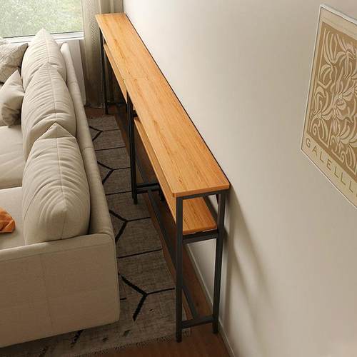 沙发背后置物架床头床尾床边窄缝收纳柜客厅靠墙长条架子置物柜