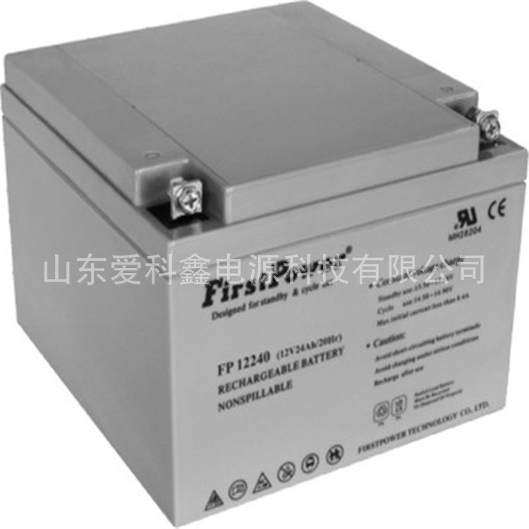 FirstPower一电免维护铅酸蓄电池FP12240 直流屏备用电池12V24AH