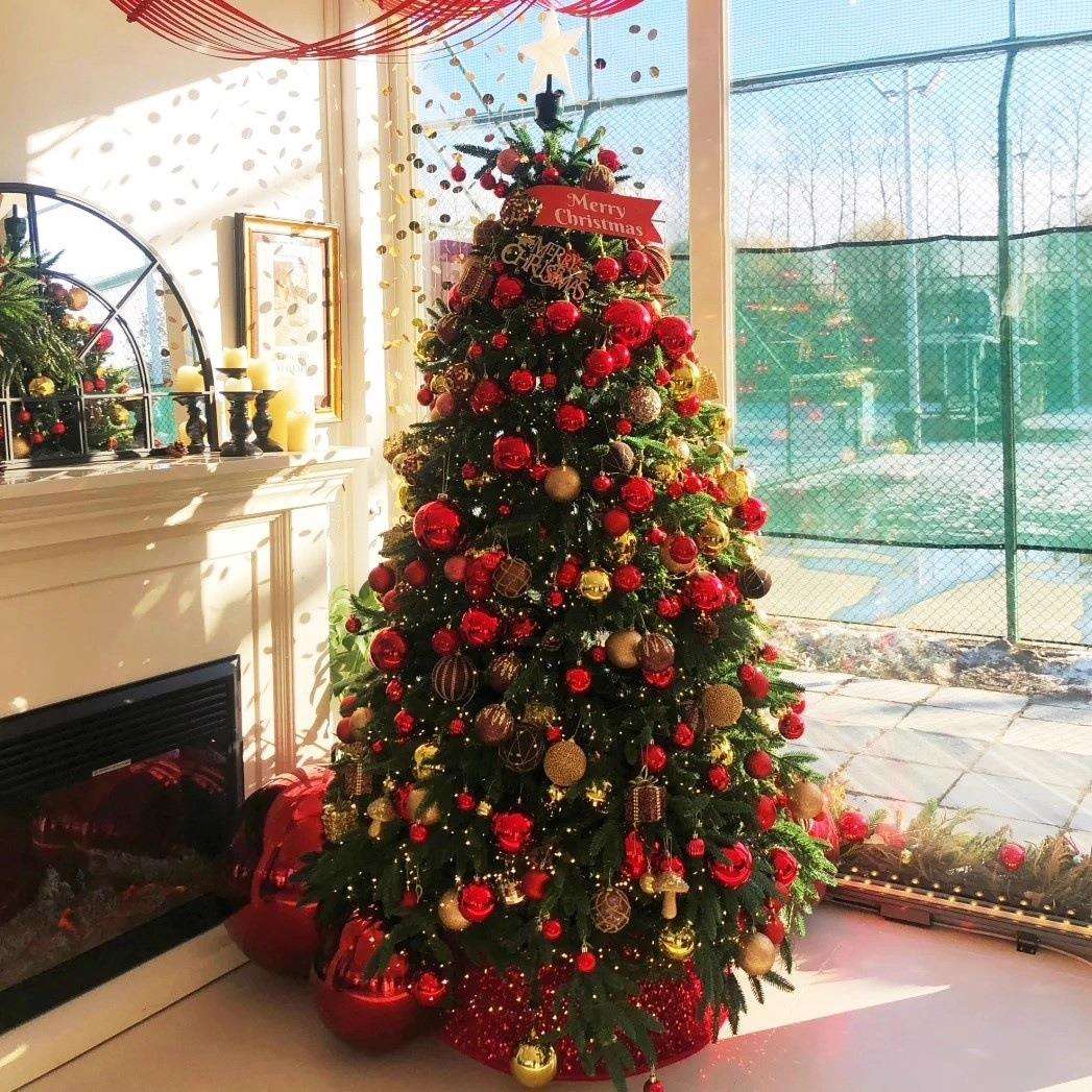 圣诞节豪华圣诞树商场店铺活动场景布置装扮道具节日氛围装饰摆件
