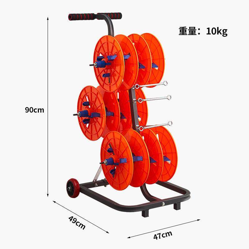 电线放线架放线器放线盘放线折叠线三线多线家装线电工工具发