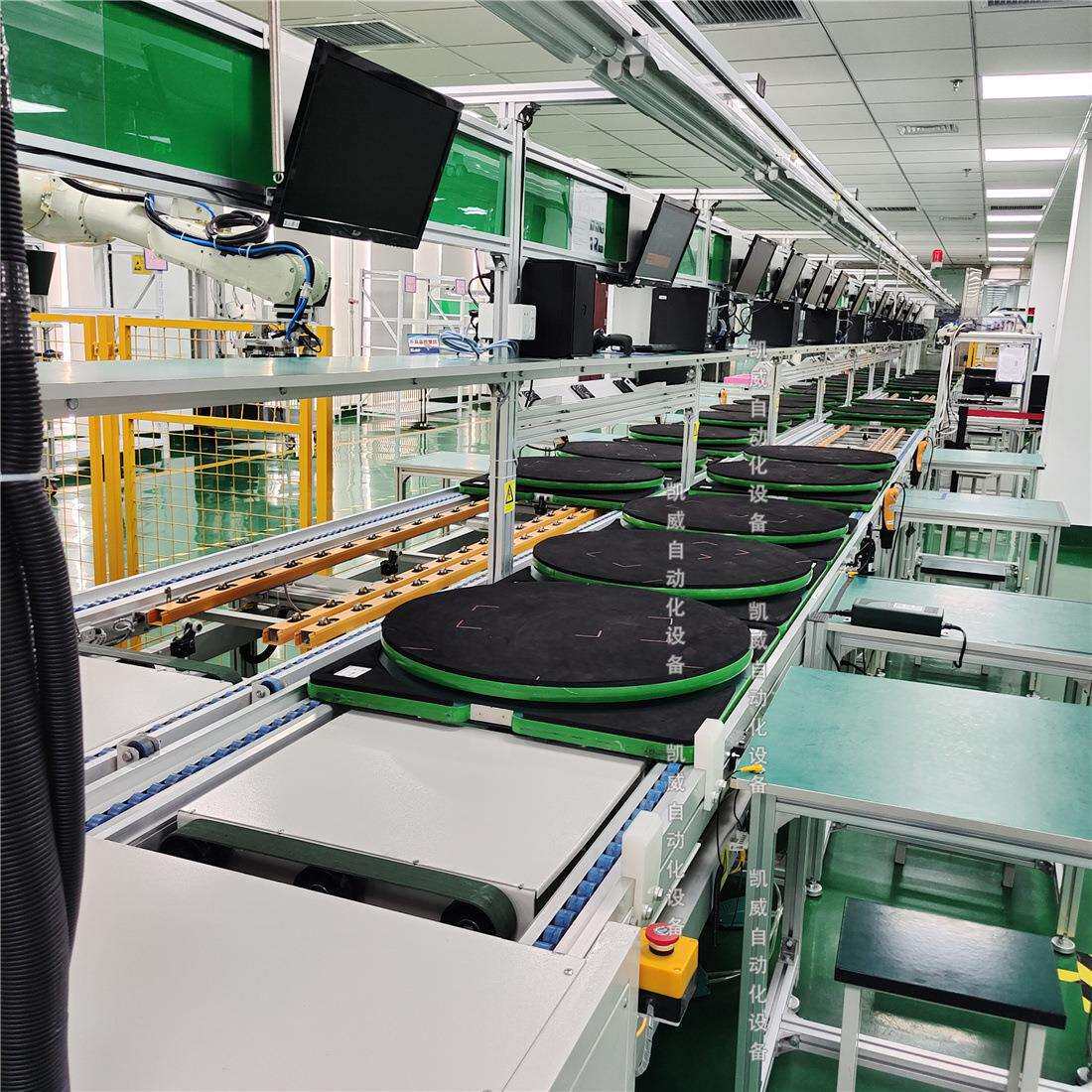 扫地机器人装配线组装线电脑生产线自动输送线倍速链非标输送