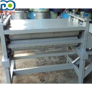 电动型油漆桶滚平机废旧油桶切盖铺平机小型弯曲铁皮展平机