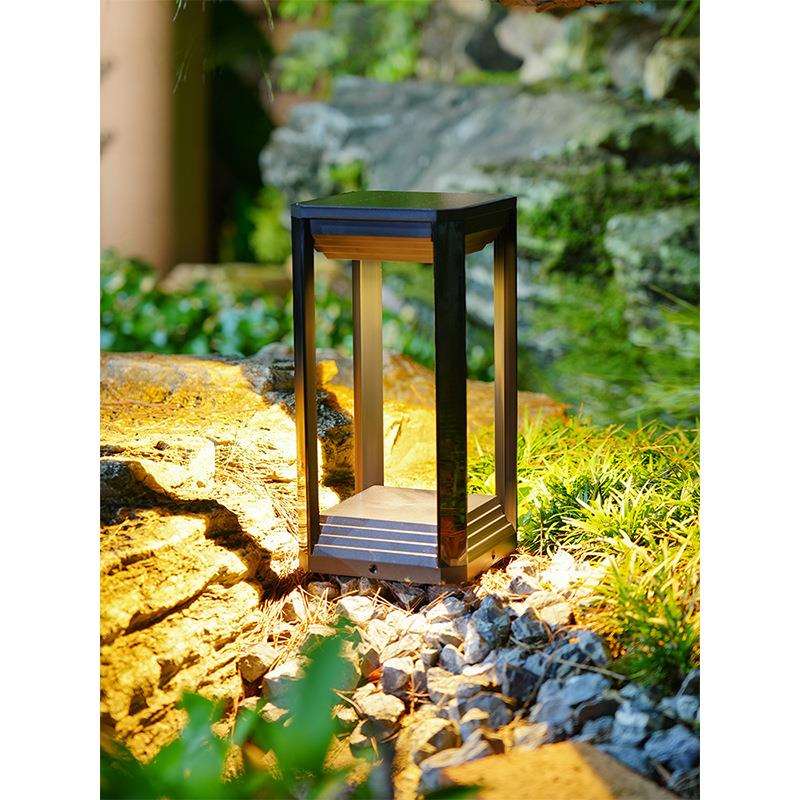 户外庭院太阳能庭院灯户外露营地插灯花园氛围灯现代简约景观灯