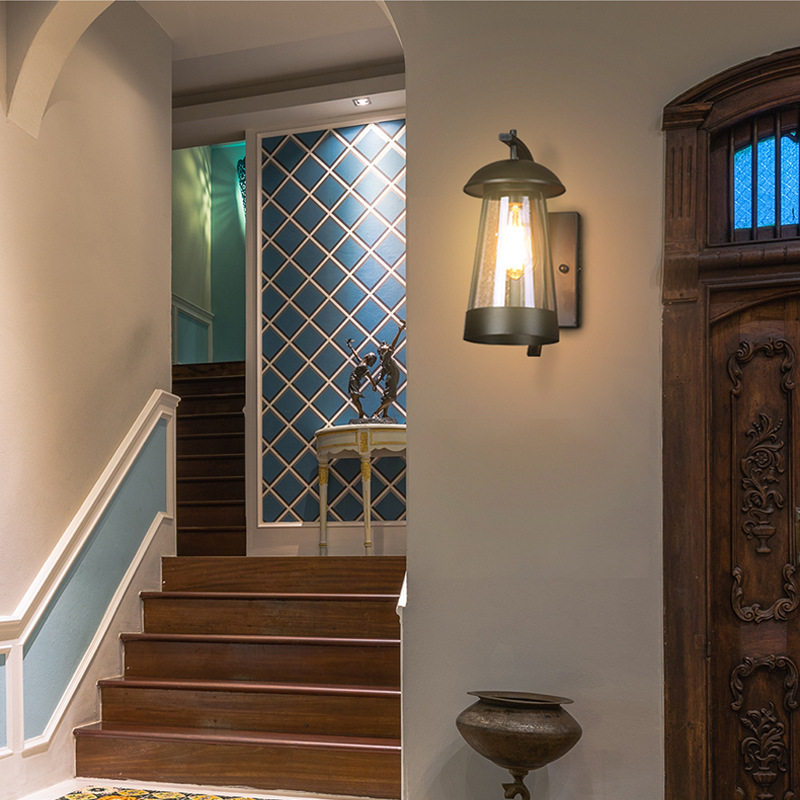 美式复古户外壁灯庭院阳台