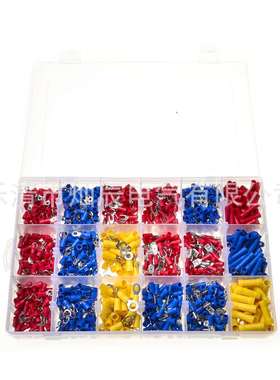 1200pcs盒装压线端子组合阻火/阻燃冷压端子直销