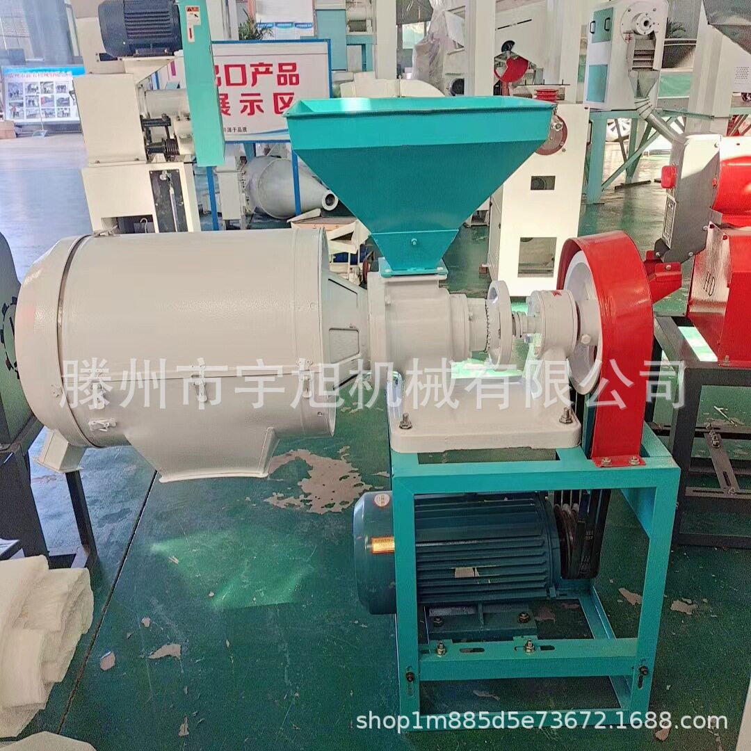 半自动锥形磨面机 278小型面粉机外加工打面机