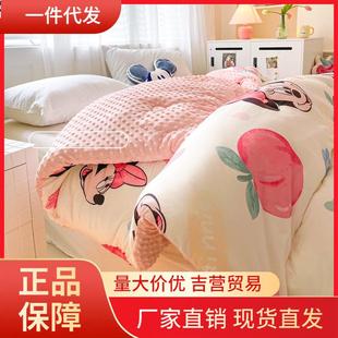 V45OA类豆豆被子冬被2024新款 大豆纤维棉被芯空 加厚单人儿童四季